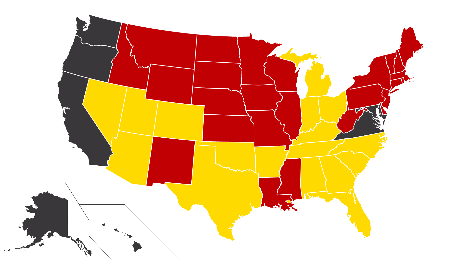 Hungry Howie's Available Markets Map