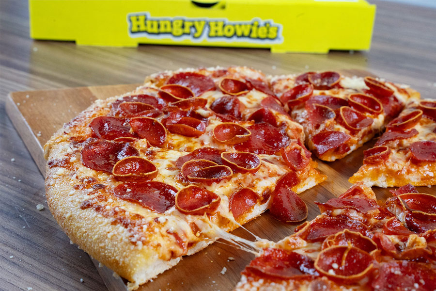 Hungry Howies pizza